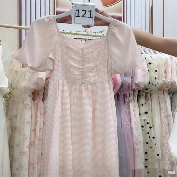 Thirteen Lines French tea break temperament waist dress | 1051 - Image 3