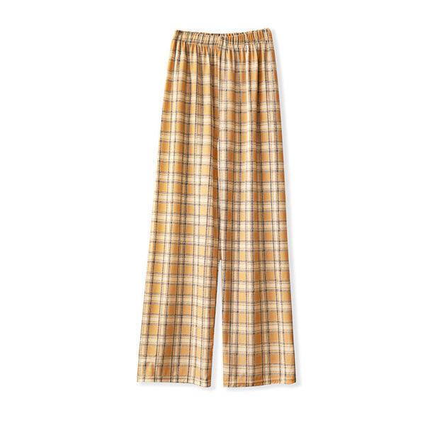 high waist drape loose straight casual slim loose wide leg pants | 1050 - Image 5