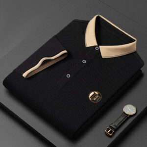 Summer new style pique mesh lapel T-shirt embroidery Polo | 1022