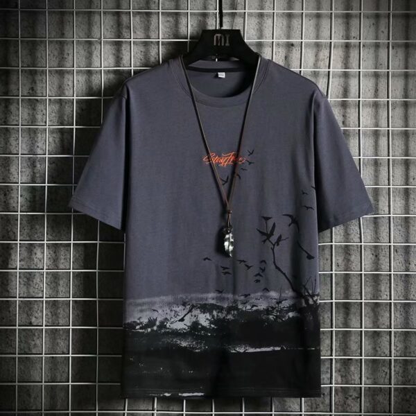 Short-sleeved men's thin and simple | 1087 - Image 4