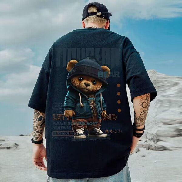 Oversize American trend brand fat men's clothing | 1090