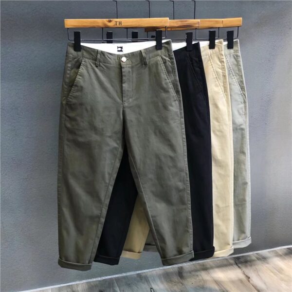 Fashion brand casual pants men's spring and autumn new slim pants | 1057 - Image 3