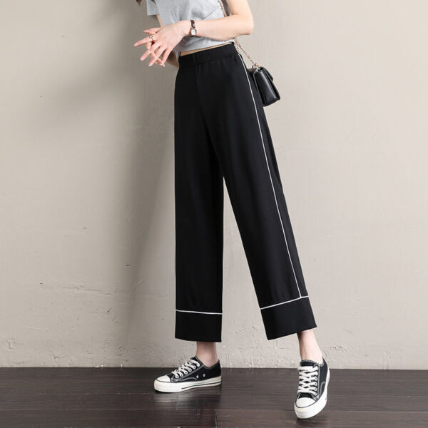 " Real shot shorts women's high waist summer wide leg 5-point pants" | 1077 - Image 2