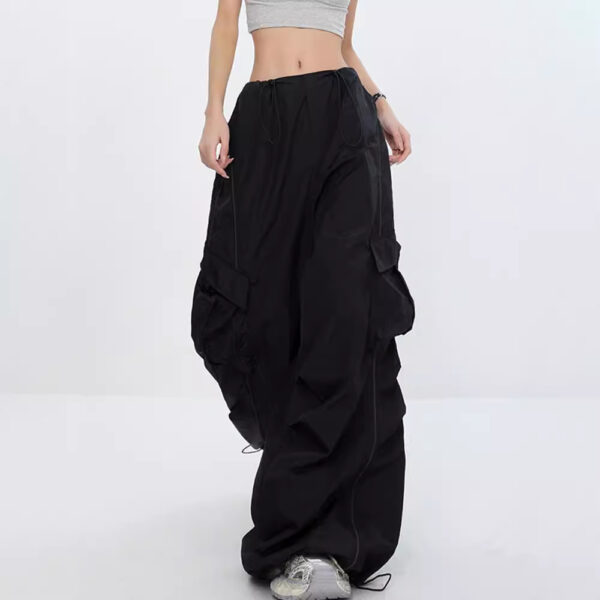drawstring quick-drying pleated loose casual design thin  | 1049 - Image 2