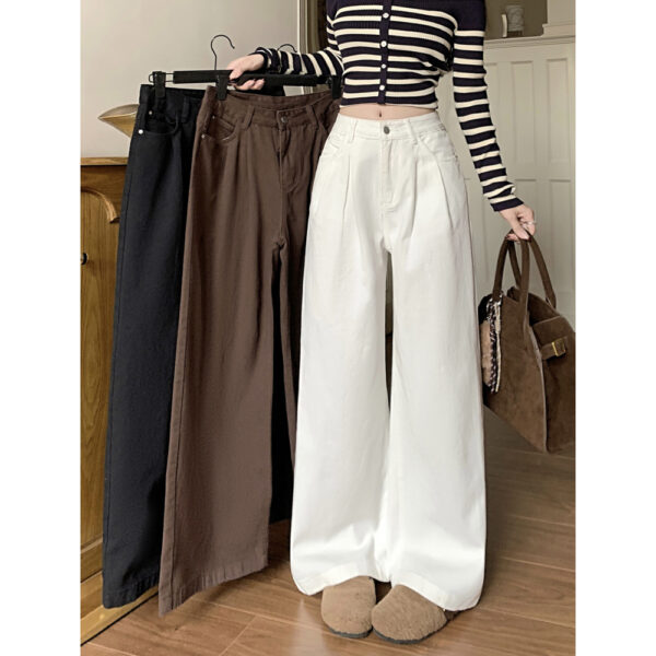 Loose Pleated Jeans Women's | 1084 - Image 2