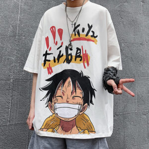 One Piece series summer Korean version ins hip-hop cartoon | 1103