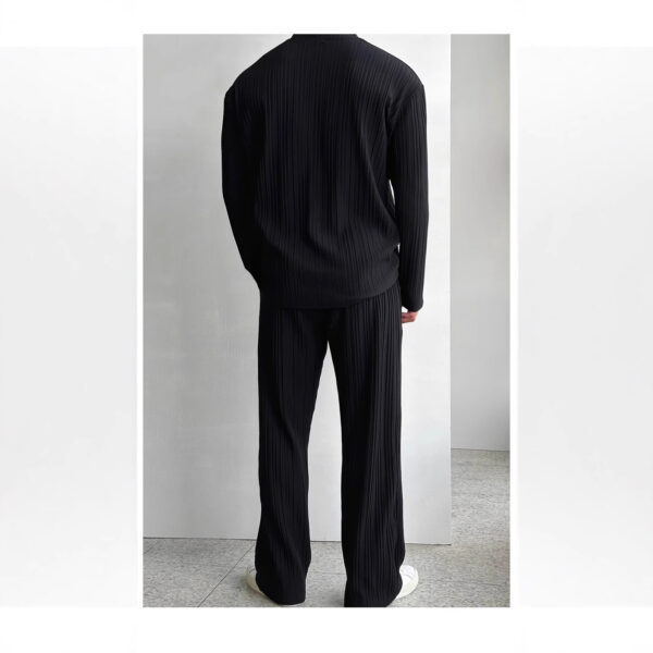 shirt long sleeve trousers cool men's summer outer | 1122 - Image 4