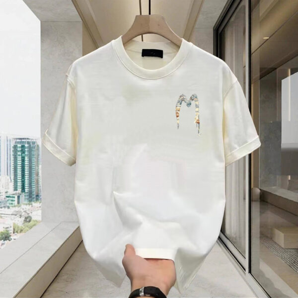 cotton print men's short-sleeved T-shirt | 8510 - Image 3