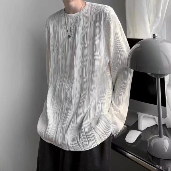 loose spring and autumn high street ins Hong Kong style clothes | 1100 - Image 2