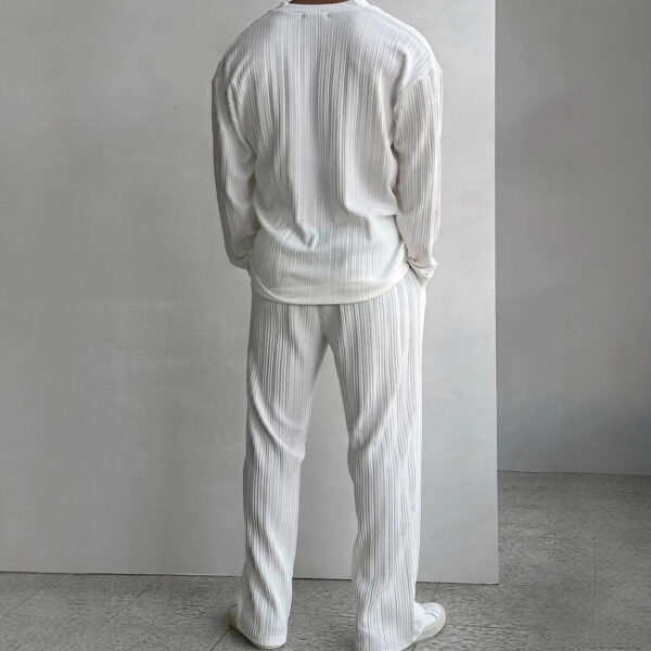 shirt long sleeve trousers cool men's summer outer | 1122 - Image 2