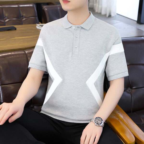 Short-sleeved t-shirt summer tide brand lapel POLO shirt | 8519 - Image 4