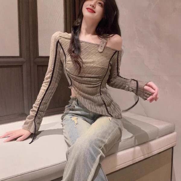 American hottie long-sleeved knitwear | 9006 - Image 2