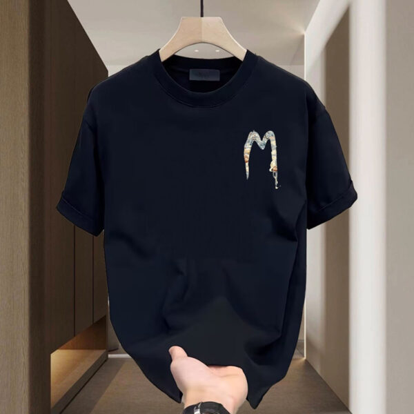 cotton print men's short-sleeved T-shirt | 8510 - Image 4