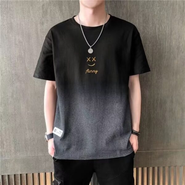 half-sleeved design breathable T-shirt | 1099 - Image 2