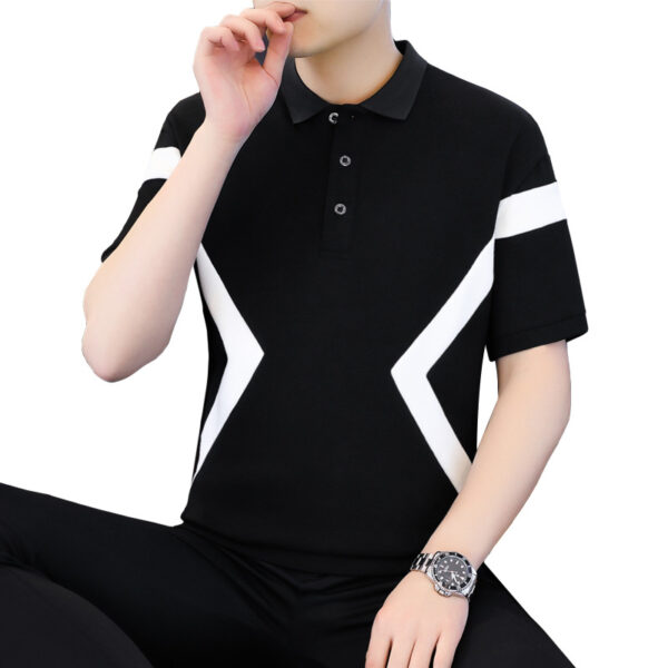 Short-sleeved t-shirt summer tide brand lapel POLO shirt | 8519 - Image 5