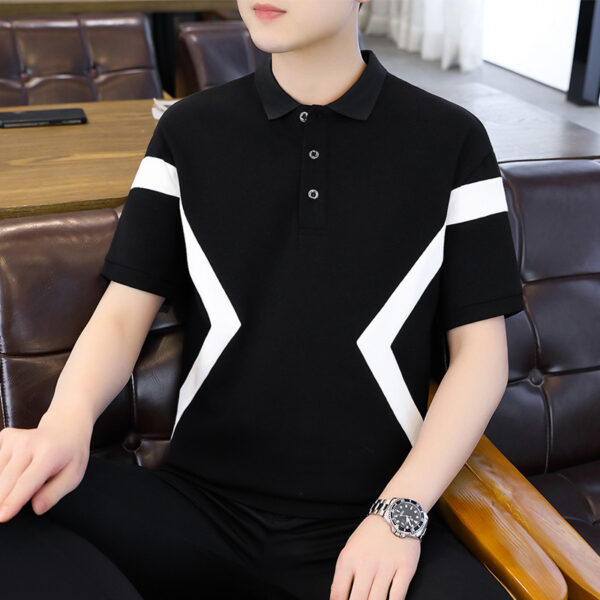 Short-sleeved t-shirt summer tide brand lapel POLO shirt | 8519 - Image 2