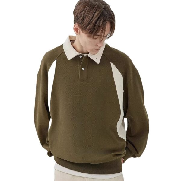 Korean version of polo shirt, men's t-shirt | 8513 - Image 5