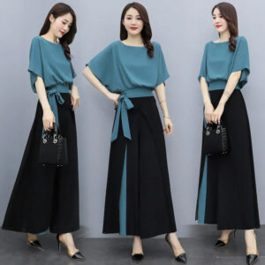 goddess style fashionable drape stylish slim two-piece suit | 1152