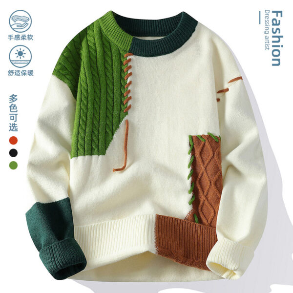 knitted sweater sheep youth autumn and winter warm base sweater | 1163 - Image 2