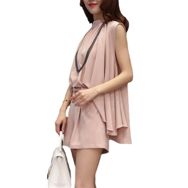 Women's Tops Slim Shorts Two-piece Set Trendy Breathable | 1177 - Image 5