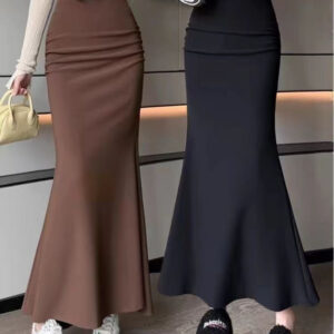Korean style fashionable and stylish all-match hip skirts | 1196